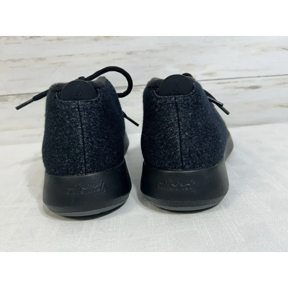 NEW! Allbirds WRUM Wool Runner Up Mizzle Dark Grey Wool Chukka Boots Men Size 9